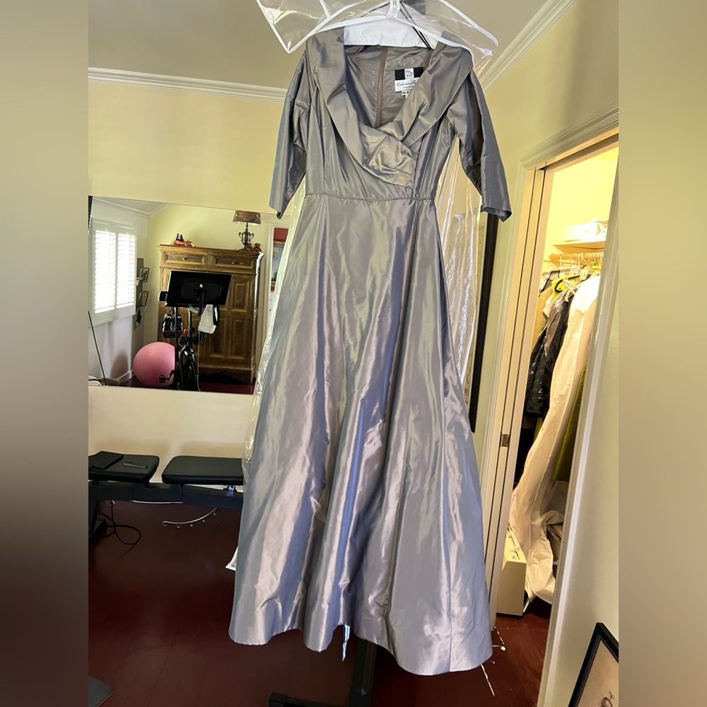 Catherine Regehr silk taffeta gown